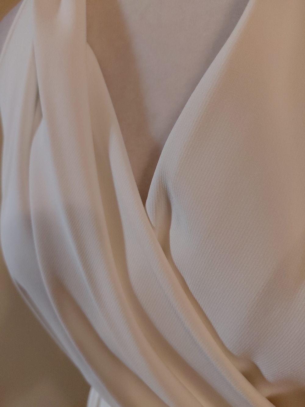 Reiss Piper Halter Neck Wrap Dress White  US 4 EUC - Picture 3 of 9